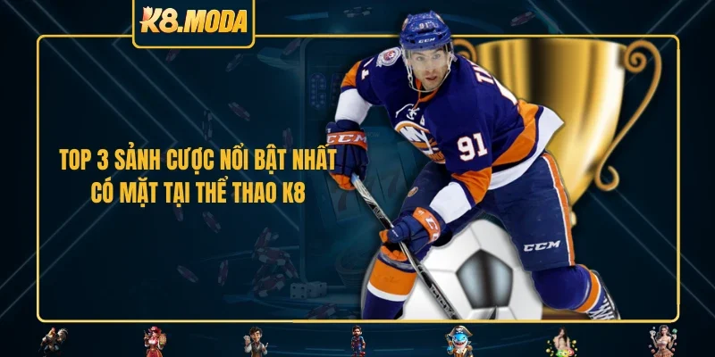 Top 3 sảnh cược nổi bật nhất có mặt tại thể thao K8