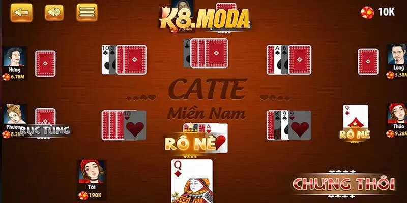 Luật chơi bài catte anh em nên biết